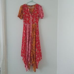 Boho Patchwork Dress